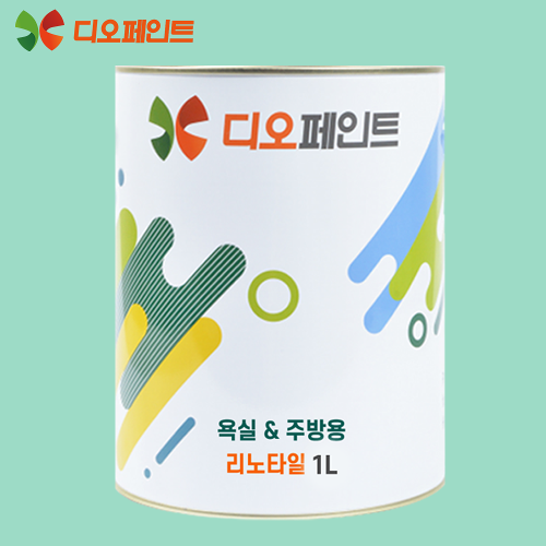 1L(1.1kg) 타일페인트 사용하기 편리한 1액형 욕실 주방타일 베란다 친환경 130색상 DIY(비비드)